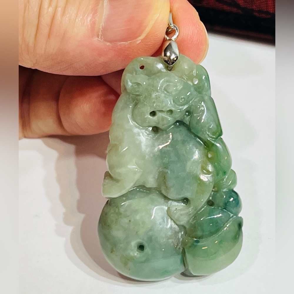 Lucky Pi Xiu Jade Pendant